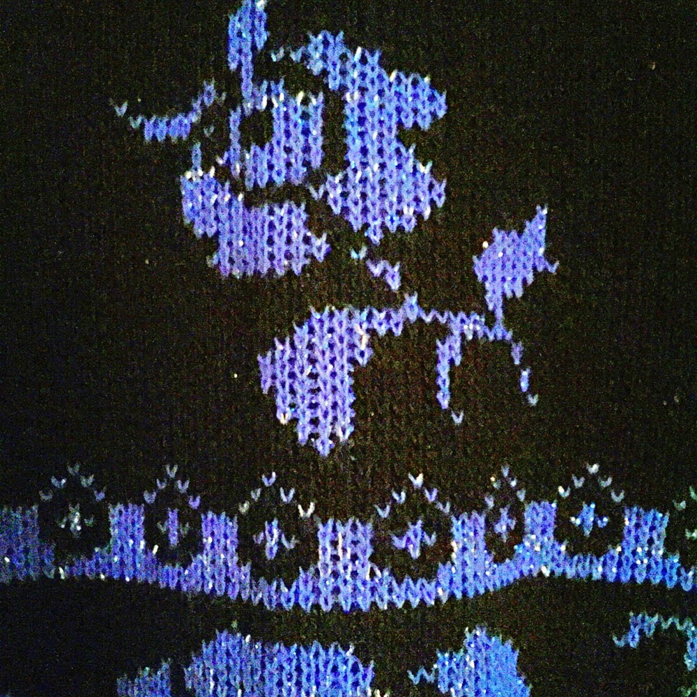 Vintage Blue Rose Sweater - Picture 2 of 2